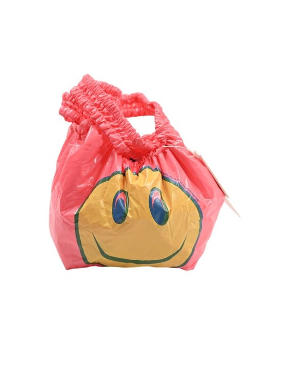 Telfar Handbags - Telfar Small Telfar Smiley Face Plastic Bag in Pink Haze
